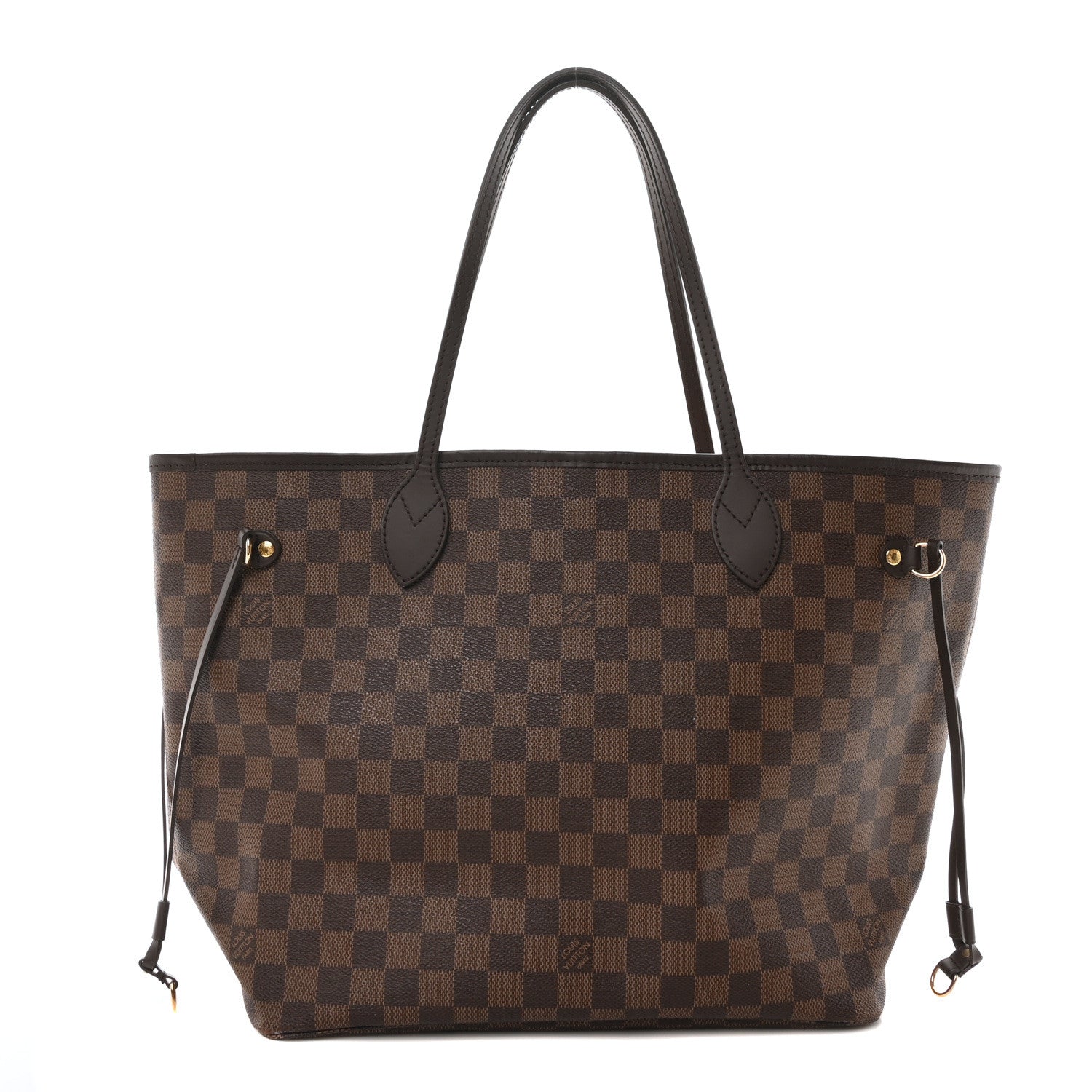 Louis Vuitton Damier Ebene Neo Neverfull MM Rose Ballerine 1 of 9