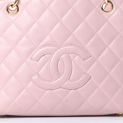 Chanel Caviar Quilted Petit Timeless Shopping Tote PTT Pink 19 of 19