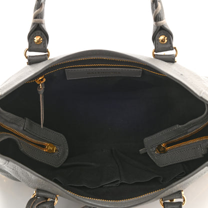 Balenciaga Chevre Gold Metallic Edge Hardware S City Gris Acier 5 of 8
