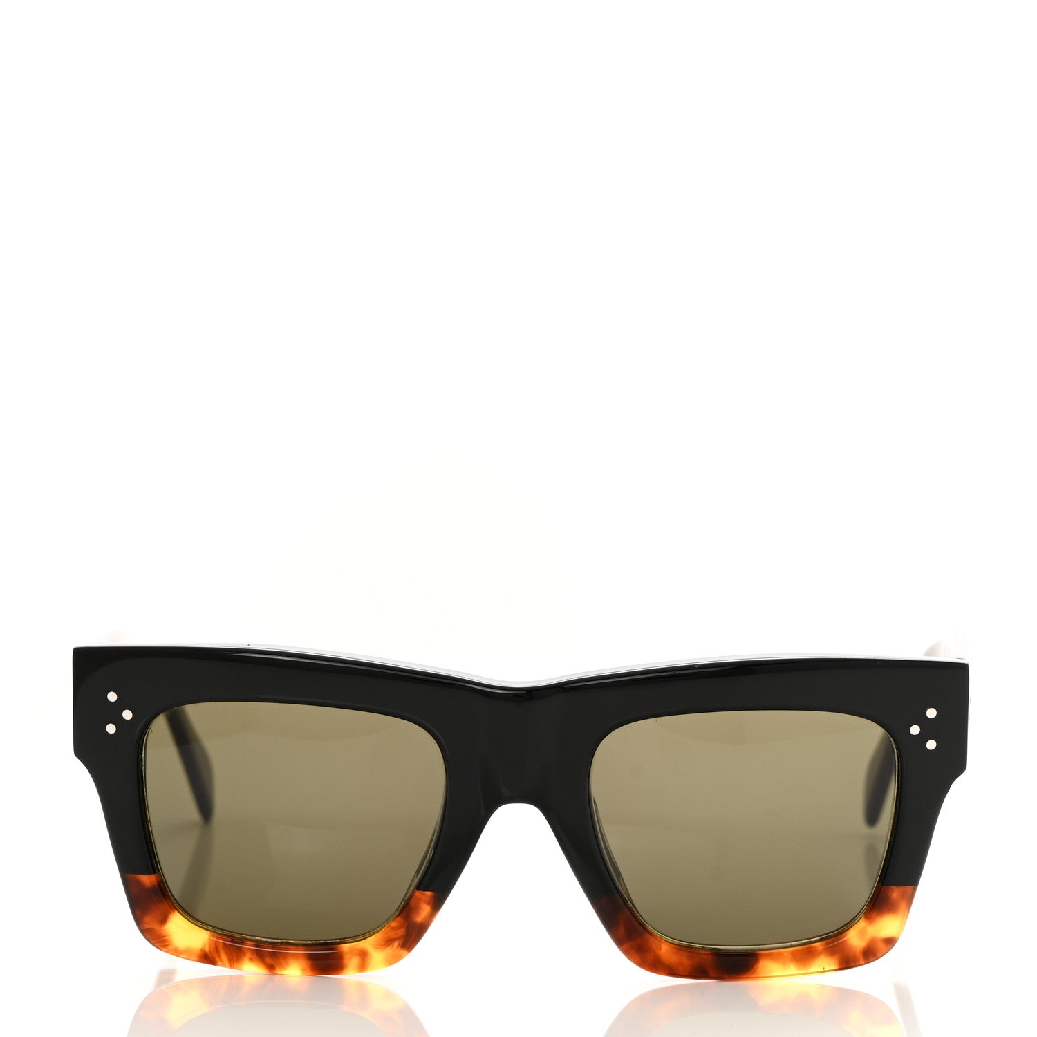 Celine Sunglasses CL 41054/S Black Havana 2 of 7