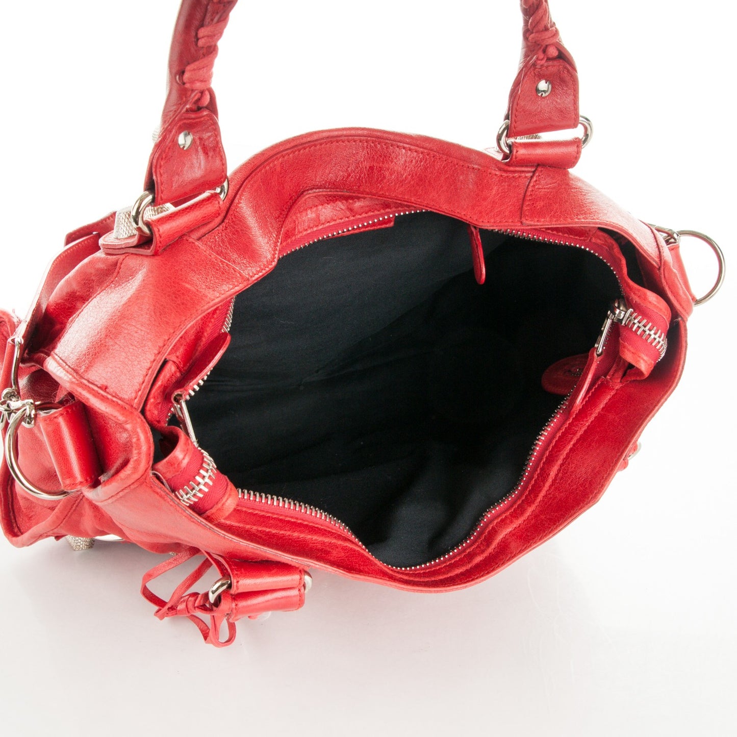 Agneau Giant 21 Silver Hardware City Vermillion
