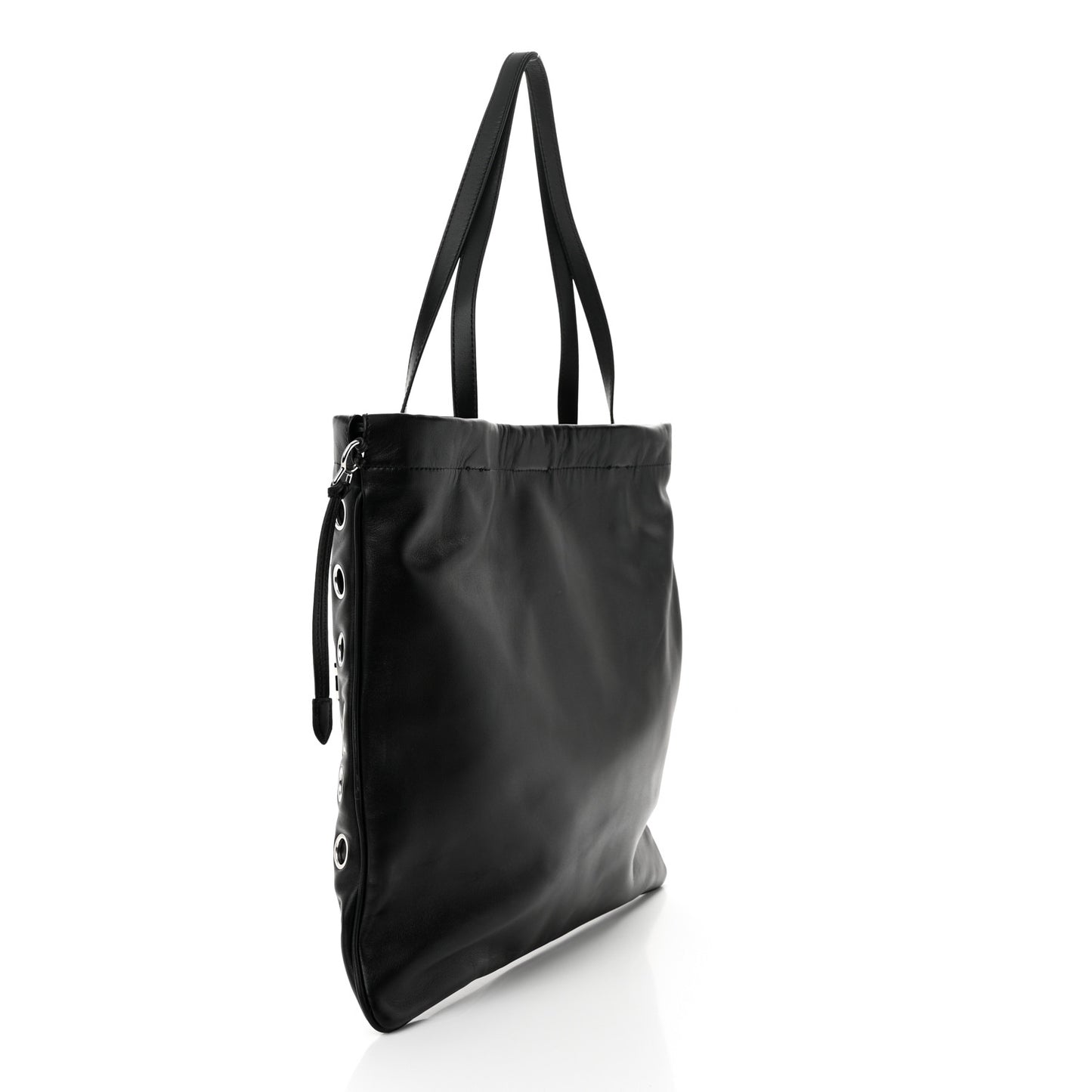 CHRISTIAN LOUBOUTIN Nappa Eyelet Logo Mouchara Tote