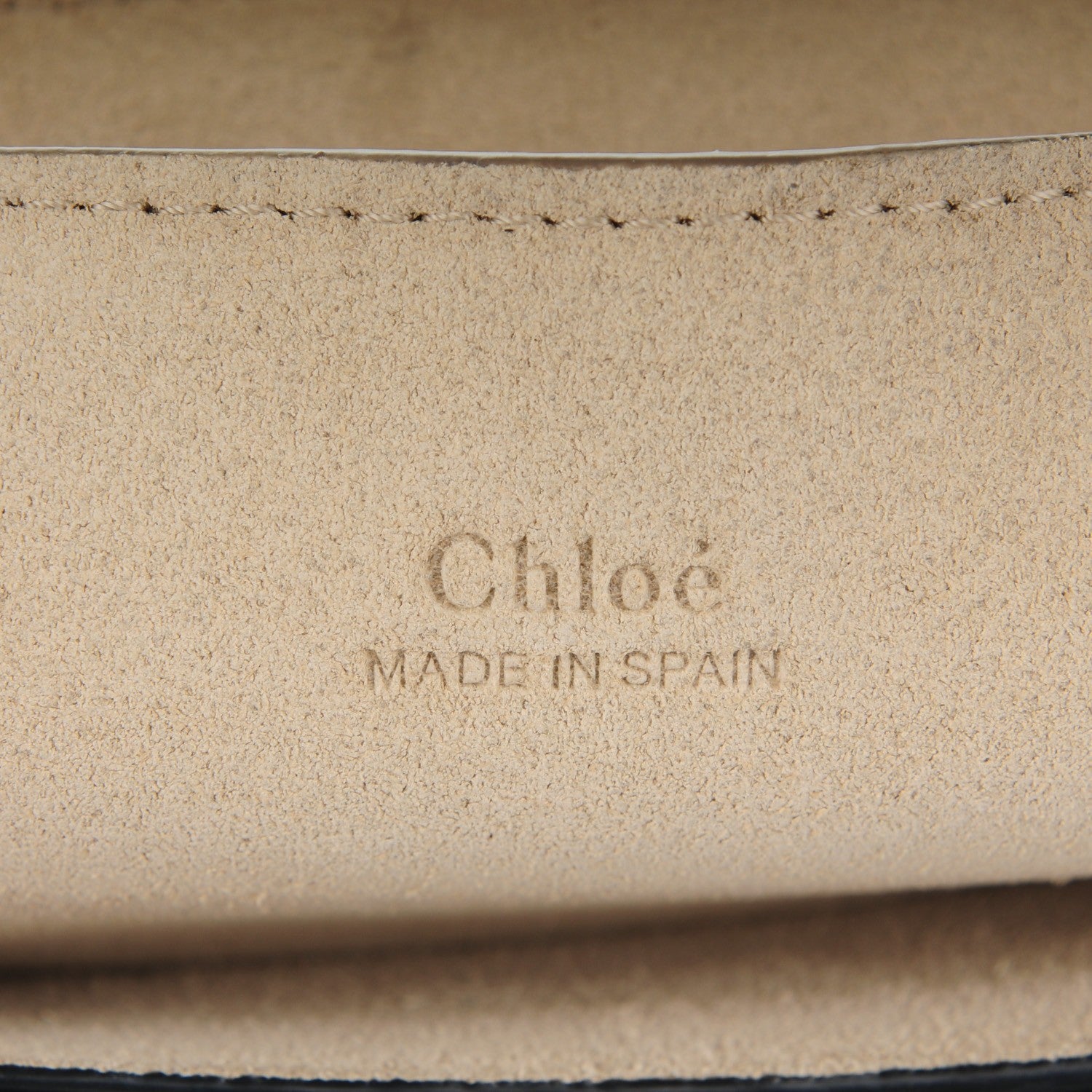 Chloe Suede Calfskin Small Faye Shoulder Bag Black 6 of 8