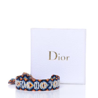 Christian Dior Woven Cotton J'Adior Friendship Bracelet 4 of 4