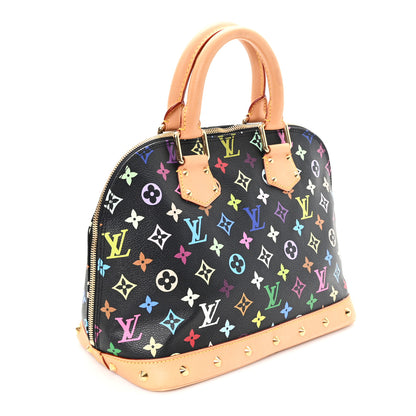 Louis Vuitton Monogram Multicolor Alma Black 3 of 9
