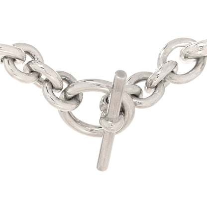 Hermes Sterling Silver Chaine d'Ancre Enchainee Collar Necklace 3 of 6