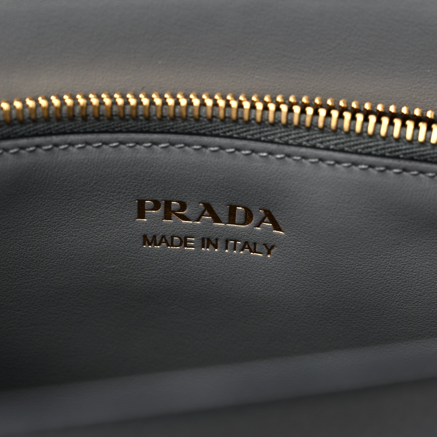 Prada Saffiano Cuir Calfskin Small Monochrome Top Handle Tote Ardesia 6 of 9