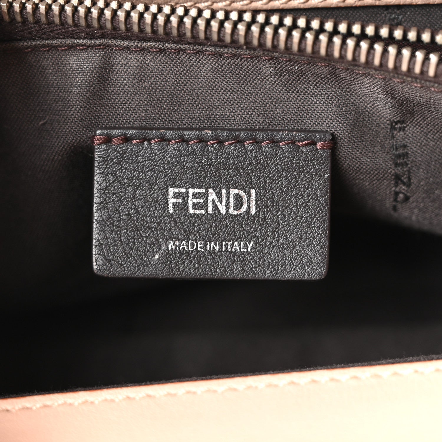 Fendi Vitello Dolce Scalloped Studded Medium By The Way Boston Bag Plaster 10 of 17