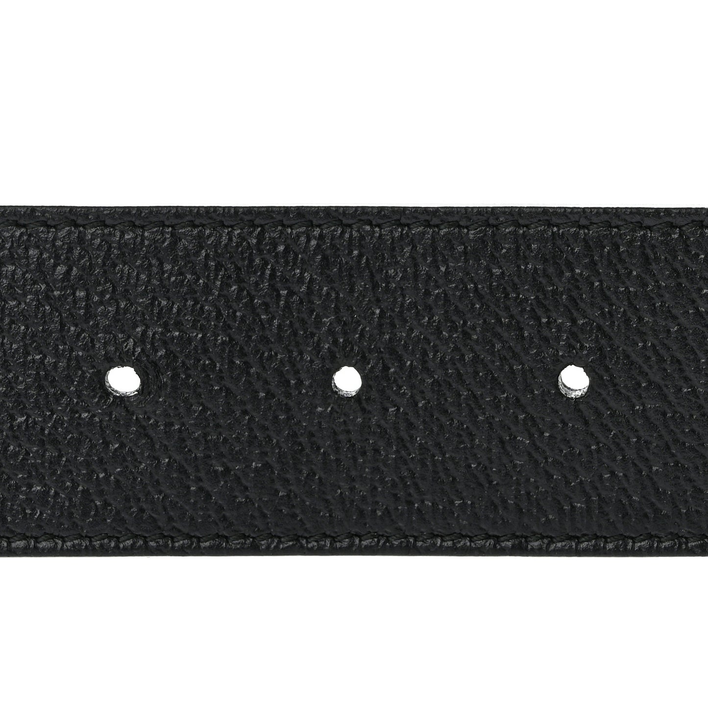 Textured Dollar Calfskin Double G 40mm Belt 90 36 Black