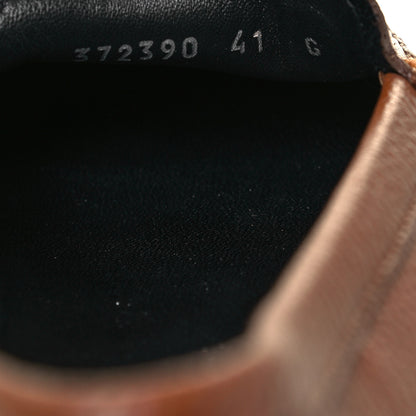 Gucci Cellarius Soft Interlocking G Driver Loafers 41 Brown 6 of 8