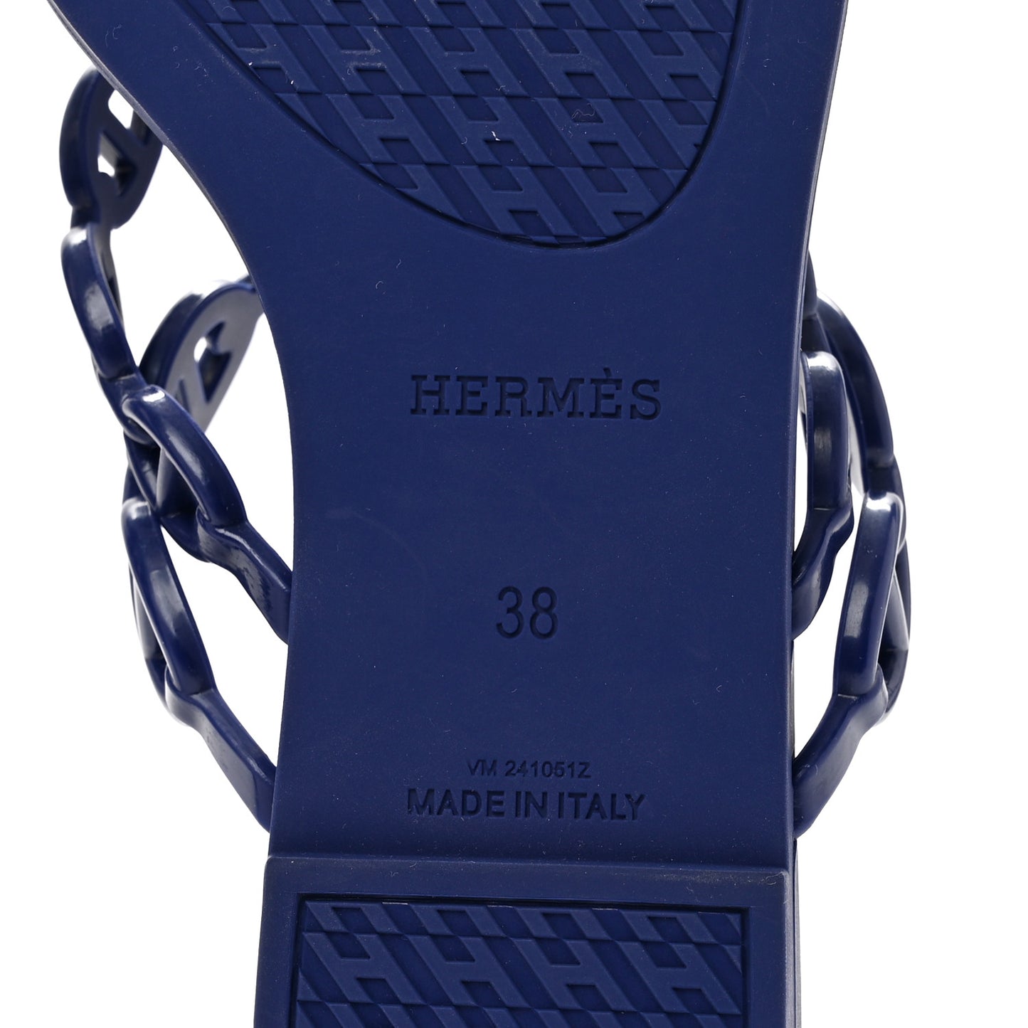 Rubber Chaine d'Ancre Island Sandals 38 Violet Iris