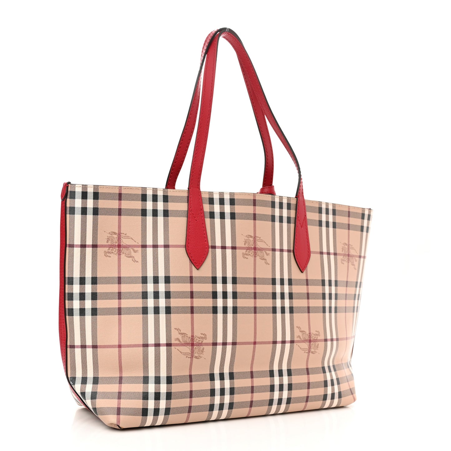 Haymarket Check Medium Reversible Tote Red