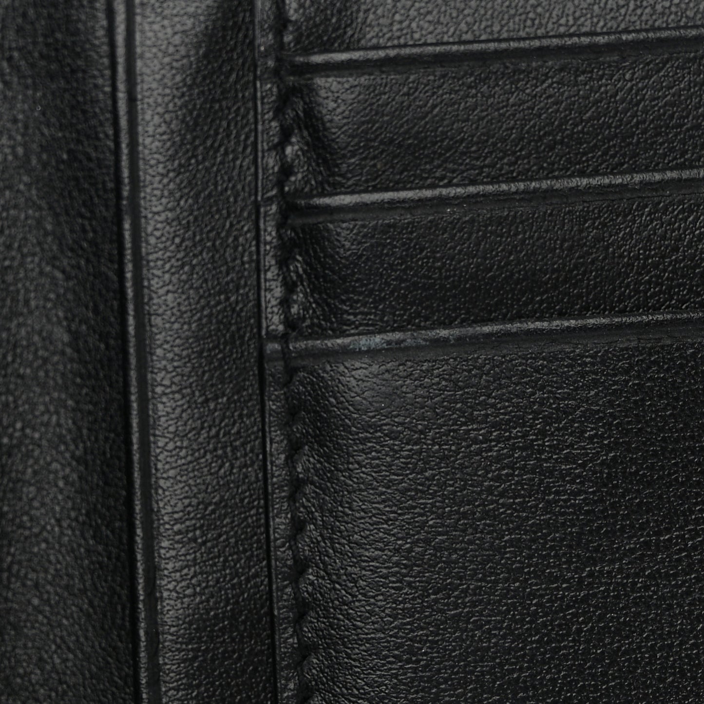 Shiny Calfskin Crocodile Embossed Monogram Uptown Compact Wallet Black