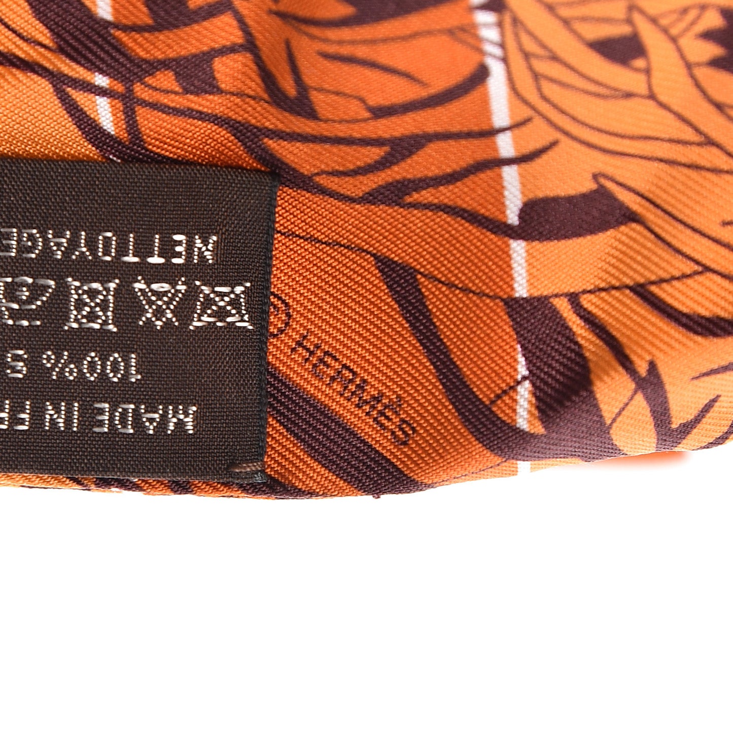 Silk Jungle Love Rainbow Twilly Brun Brique Fauve