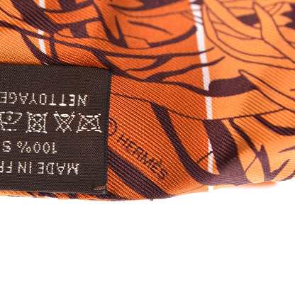 Hermes Silk Jungle Love Rainbow Twilly Brun Brique Fauve 3 of 5
