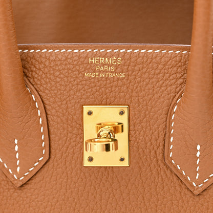 Hermes Togo Birkin 25 Gold 6 of 11
