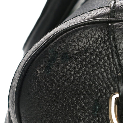 Gucci Calfskin Vintage Web Medium Boston Black 13 of 15