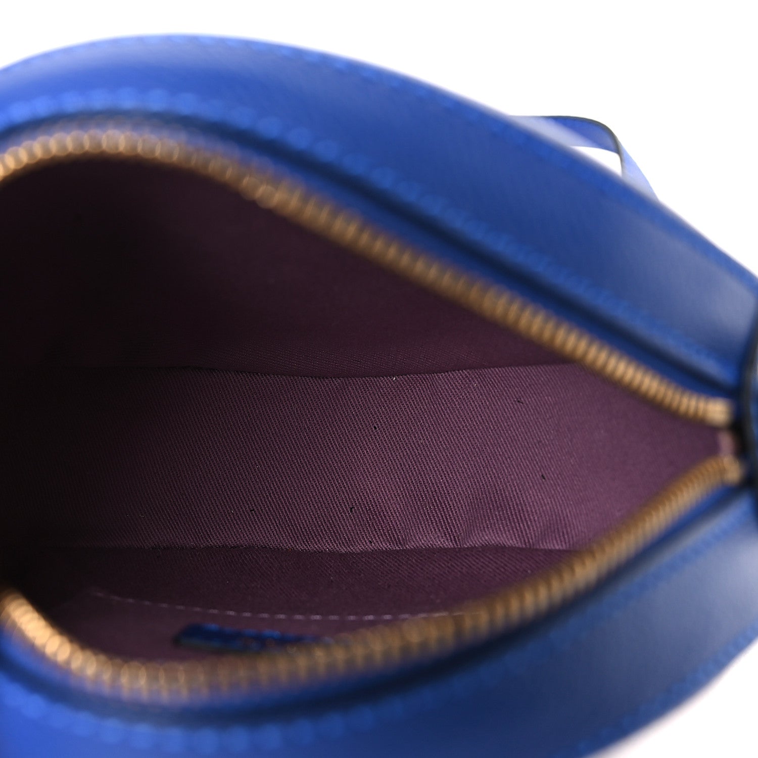 Versace Calfskin La Medusa Round Camera Bag Blue 5 of 8