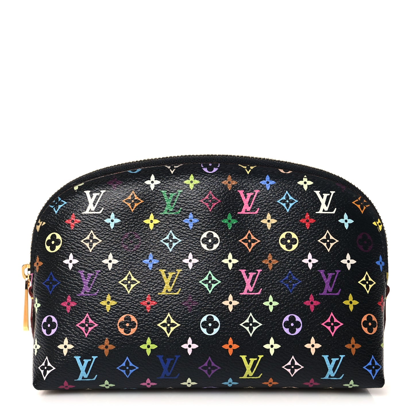 LOUIS VUITTON Monogram Multicolor Cosmetic Pouch Black Grenade