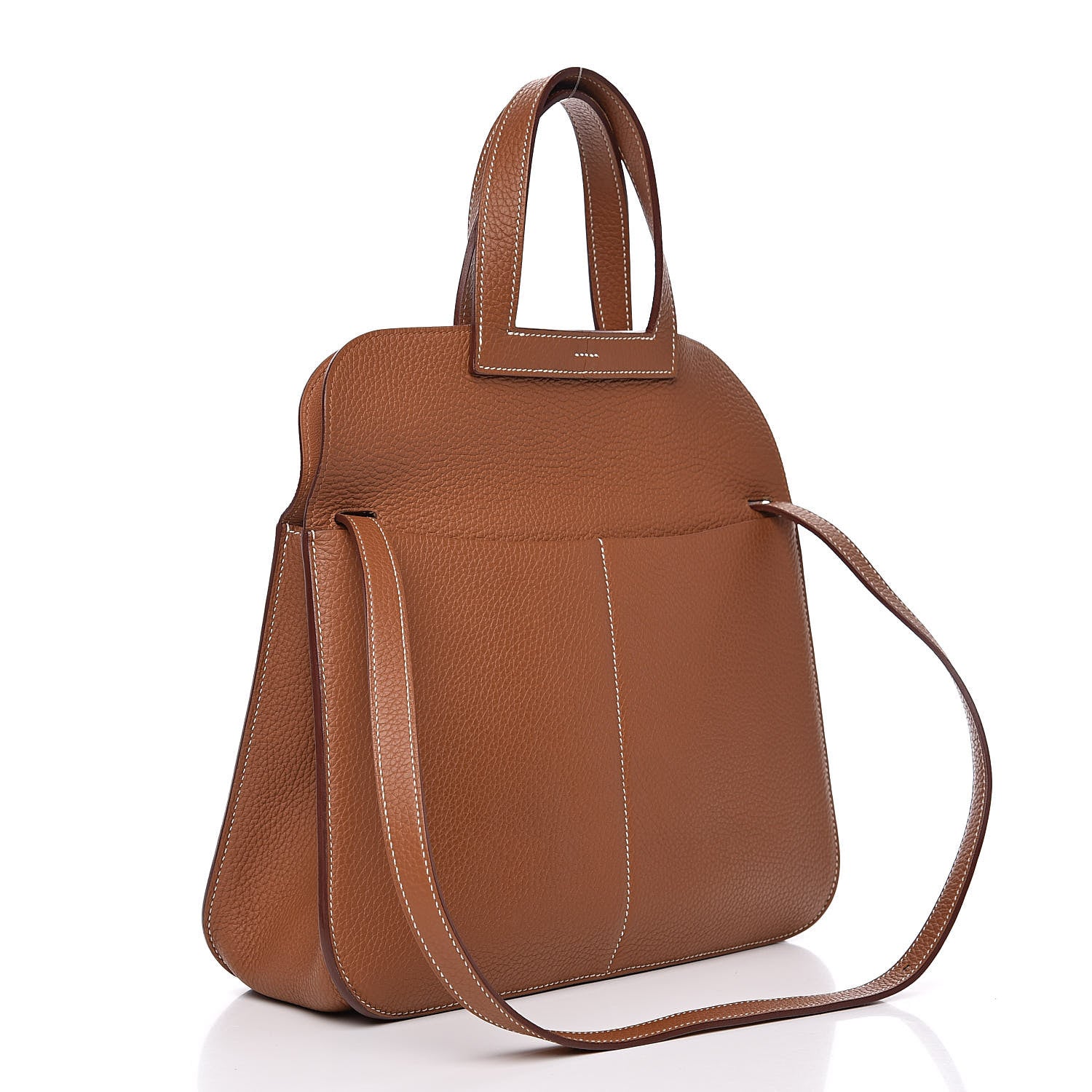 Hermes Taurillon Clemence Halzan 31 Gold 4 of 13