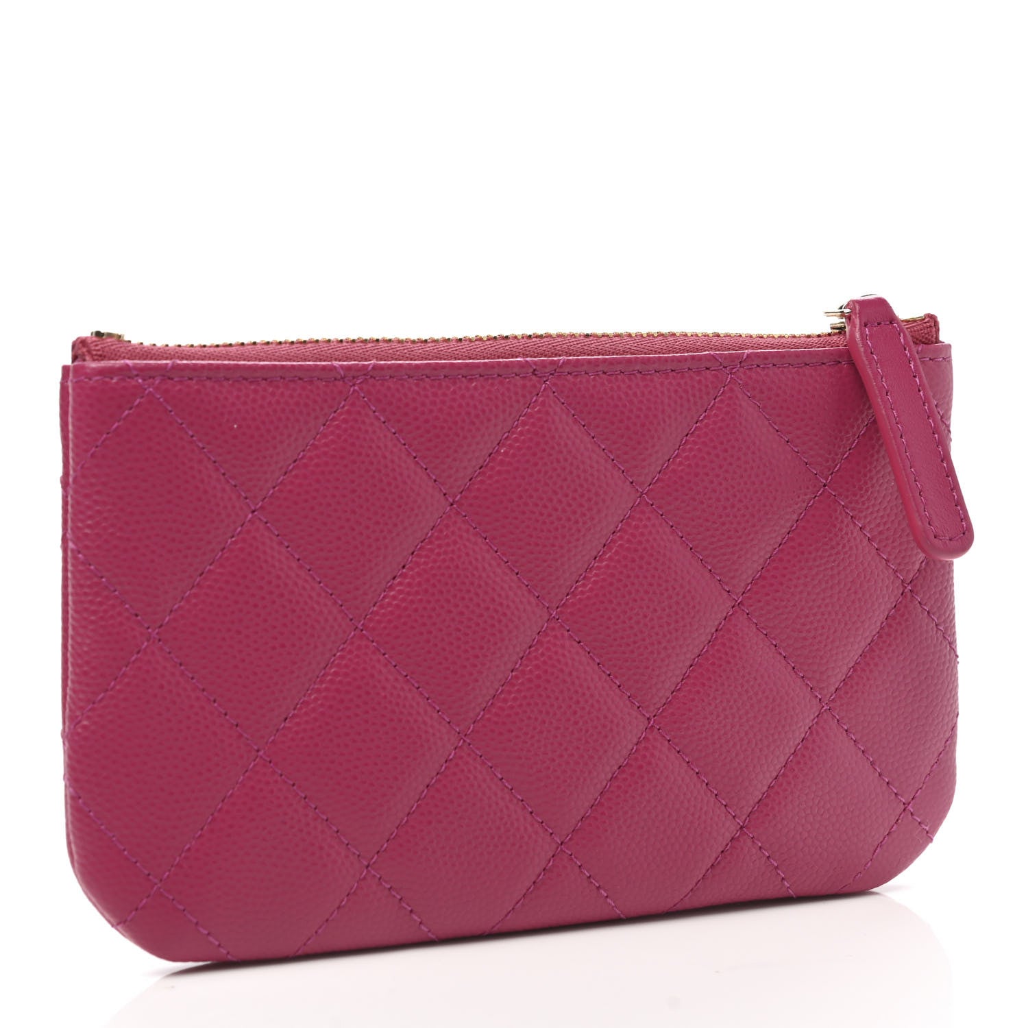 Chanel Caviar Quilted Small Cosmetic Case Fuchsia 3 of 8