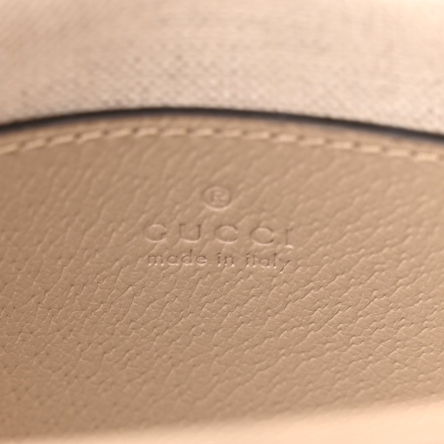 GG Supreme Monogram Textured Dollar Calfskin Web Mini Horsebit 1955 Shoulder Bag Beige Mystic White Oatmeal