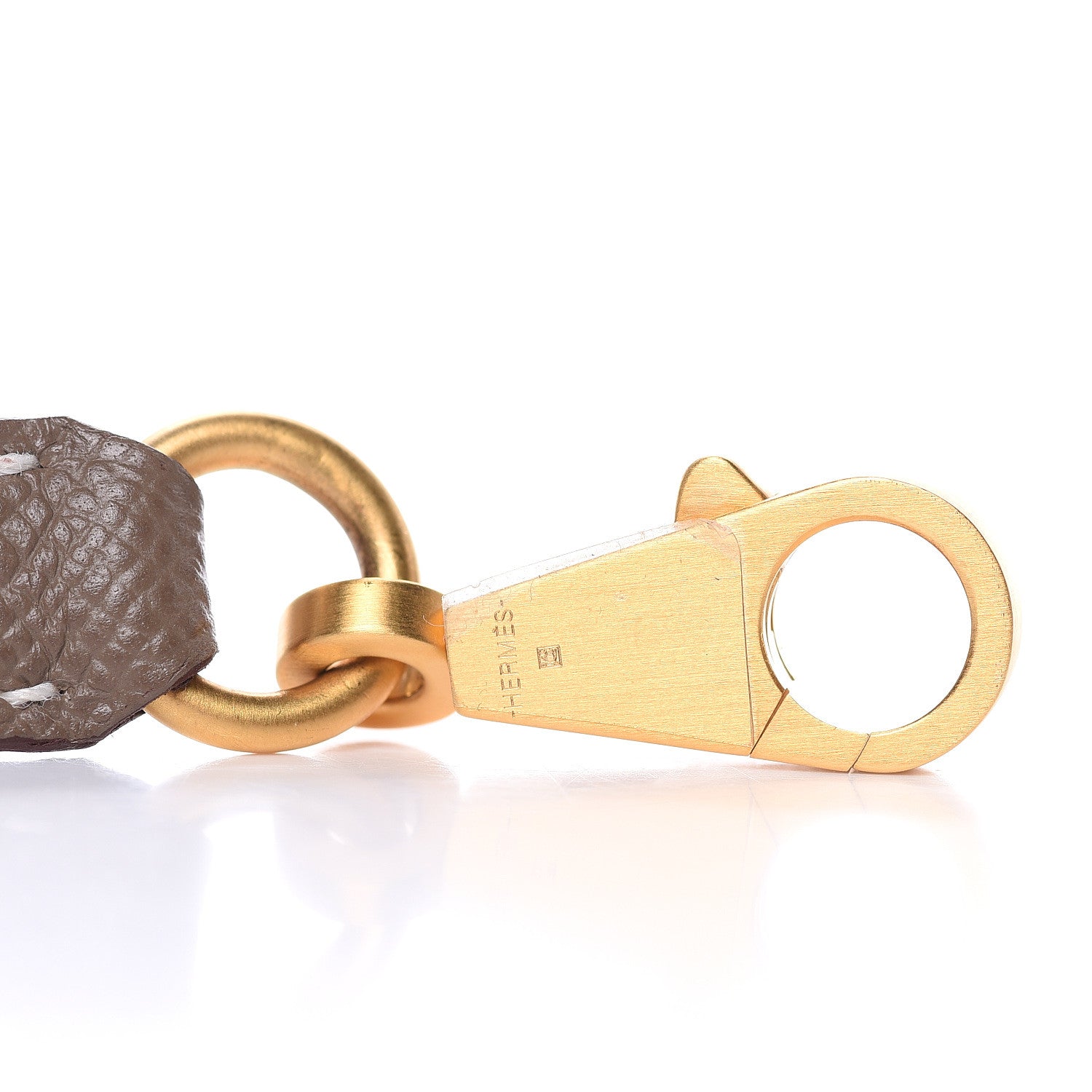 Hermes Epsom Horseshoe Kelly Sellier 25 Jaune Ambre Etoupe 27 of 34