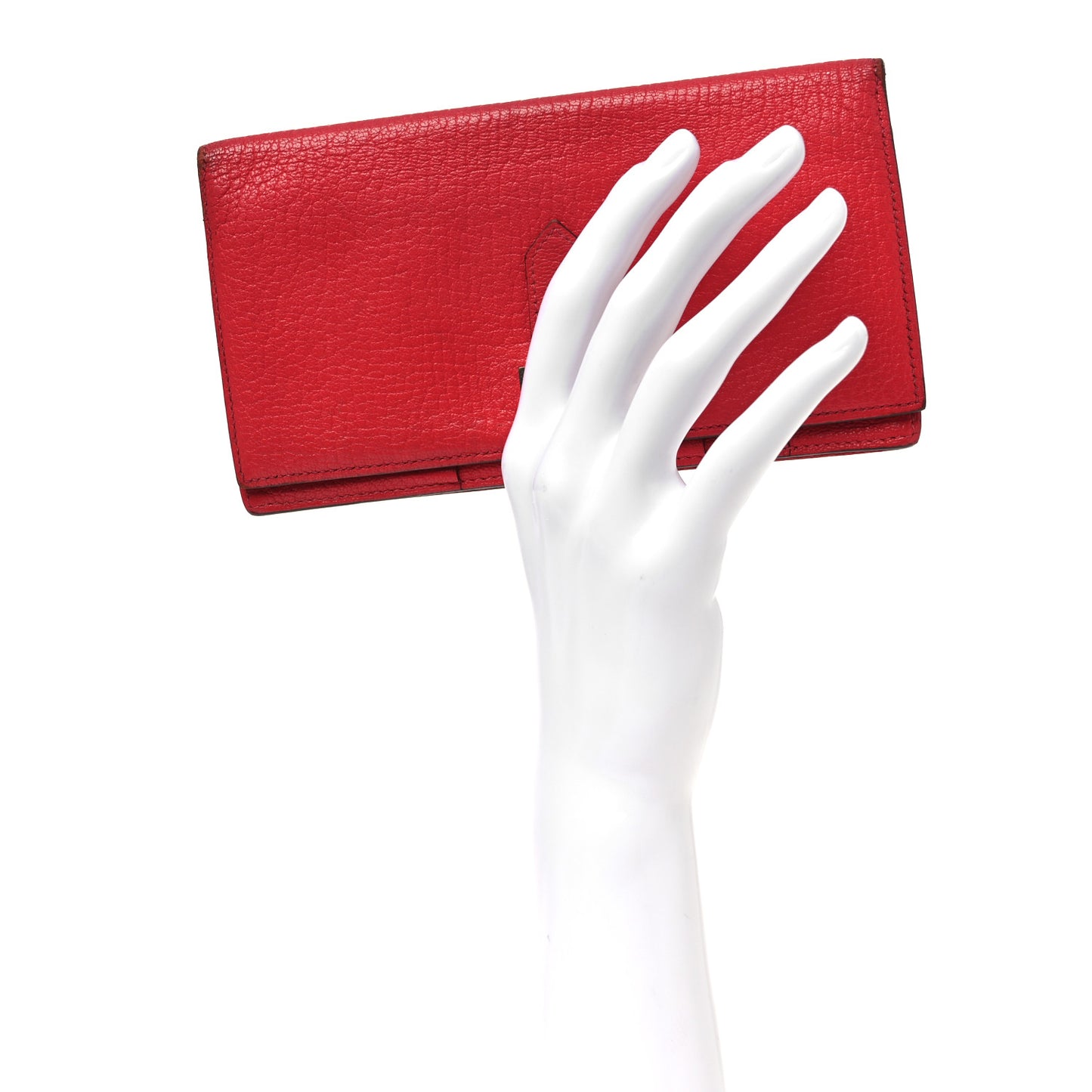 Chèvre Mysore Bearn Gusset Wallet Bougainvillea