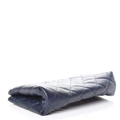 Chanel Caviar Quilted Small Pouch Navy 4 of 10