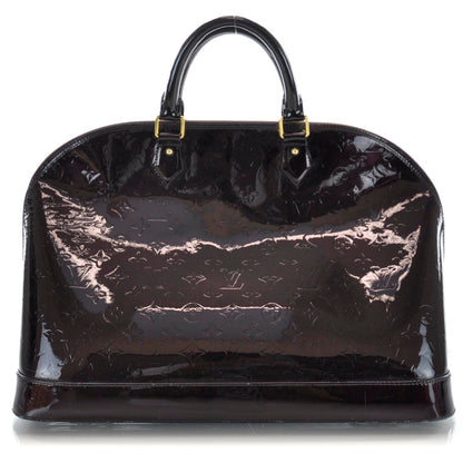 Louis Vuitton Vernis Alma GM Amarante 1 of 8