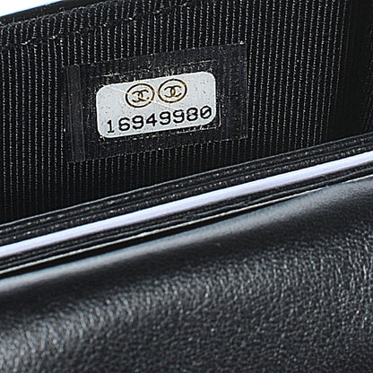 Chanel Patent Quilted Travel Wallet Black 5 of 10