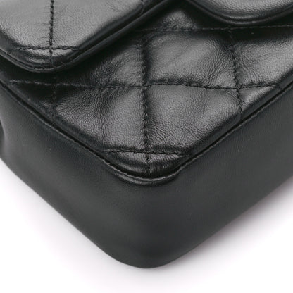 Chanel Lambskin Quilted Mini Heart Charms Flap Black 10 of 12