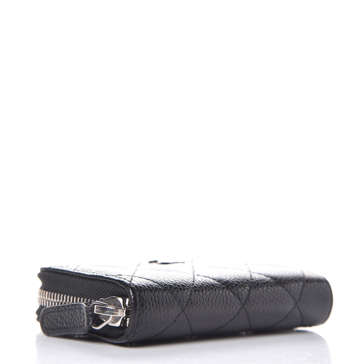 Chanel Caviar Quilted Zip Coin Purse Black 4 of 8