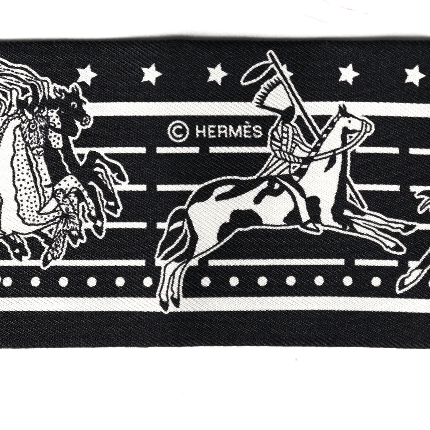 Hermes Silk Pani La Shar Pawnee Twilly Vert Fonce Rose Vif 6 of 8