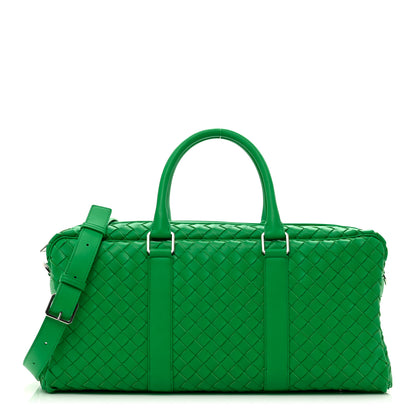 Bottega Veneta Nappa Intrecciato Large Duffle Bag Parakeet 1 of 8
