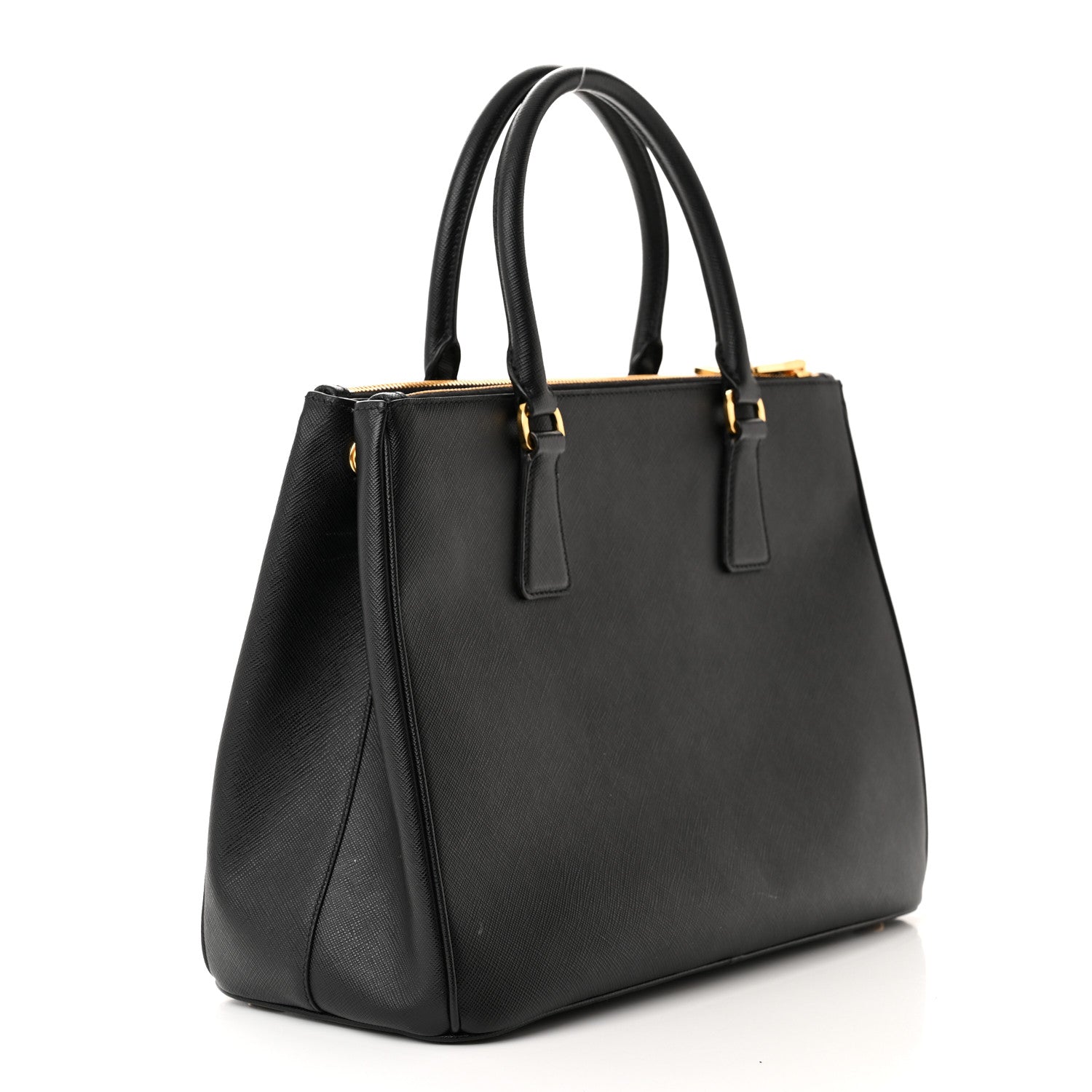 Prada Saffiano Lux Large Galleria Double Zip Tote Black 3 of 13