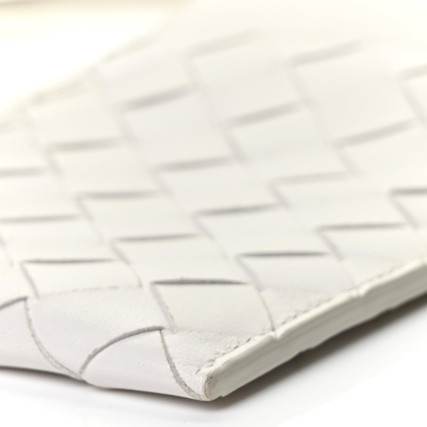 Nappa Intrecciato iPhone Wallet White