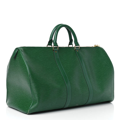 Louis Vuitton Epi Keepall 50 Borneo 2 of 14
