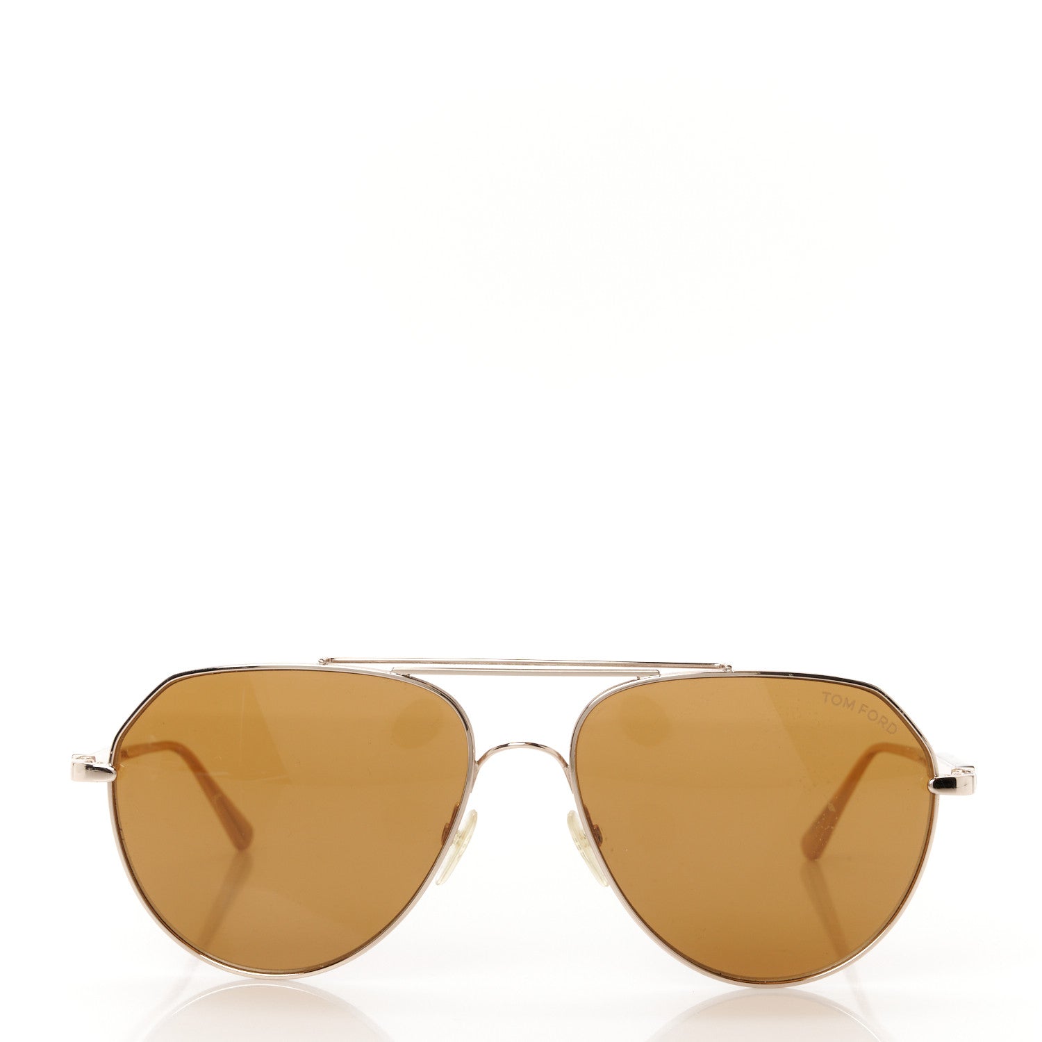 Tom Ford Metal Andes Pilot Sunglasses TF670 Gold 2 of 8