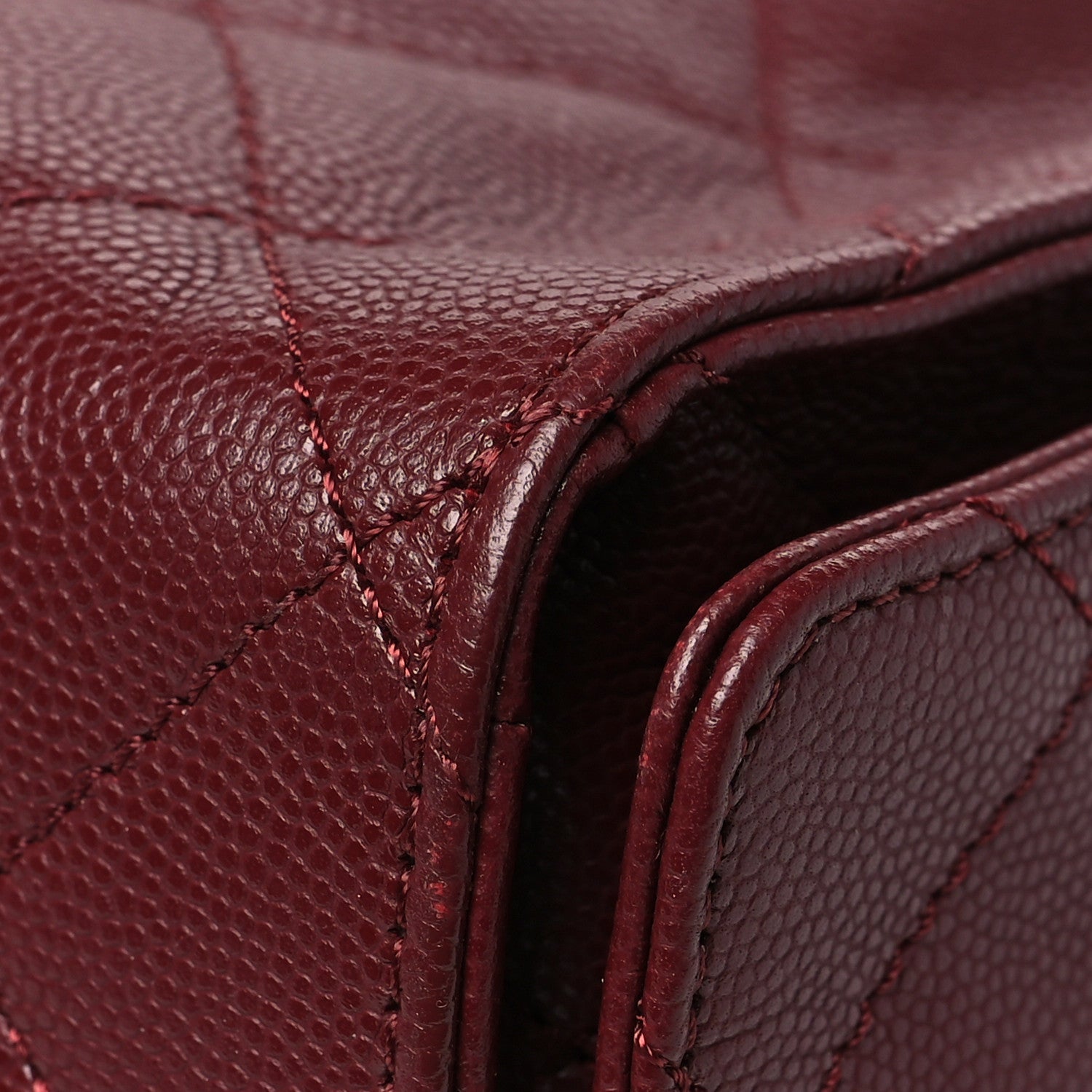 Chanel Caviar Quilted Medium Chanel 25 Handbag Burgundy 13 of 13