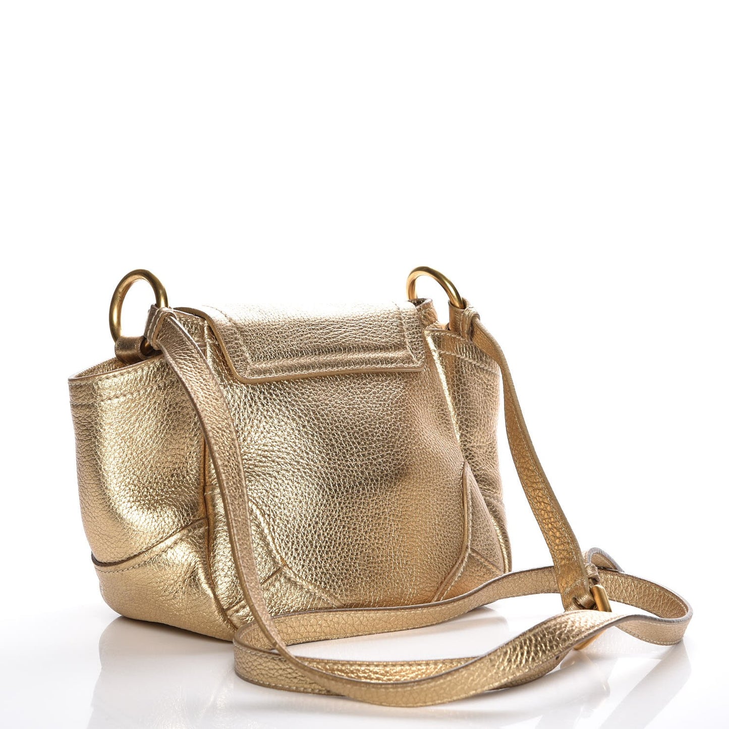 Vitello Daino Crossbody Bag Platino