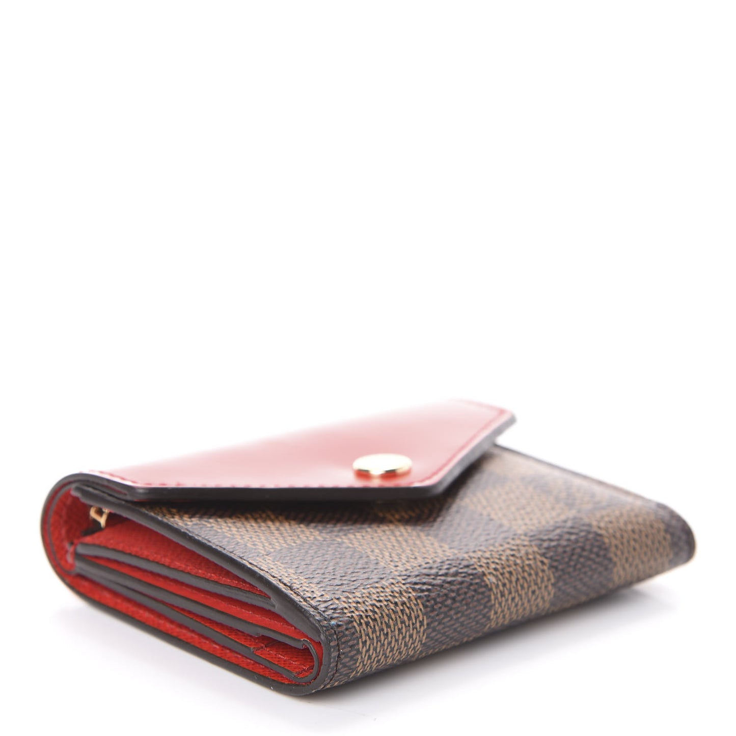 Damier Ebene Zoe Wallet Cherry