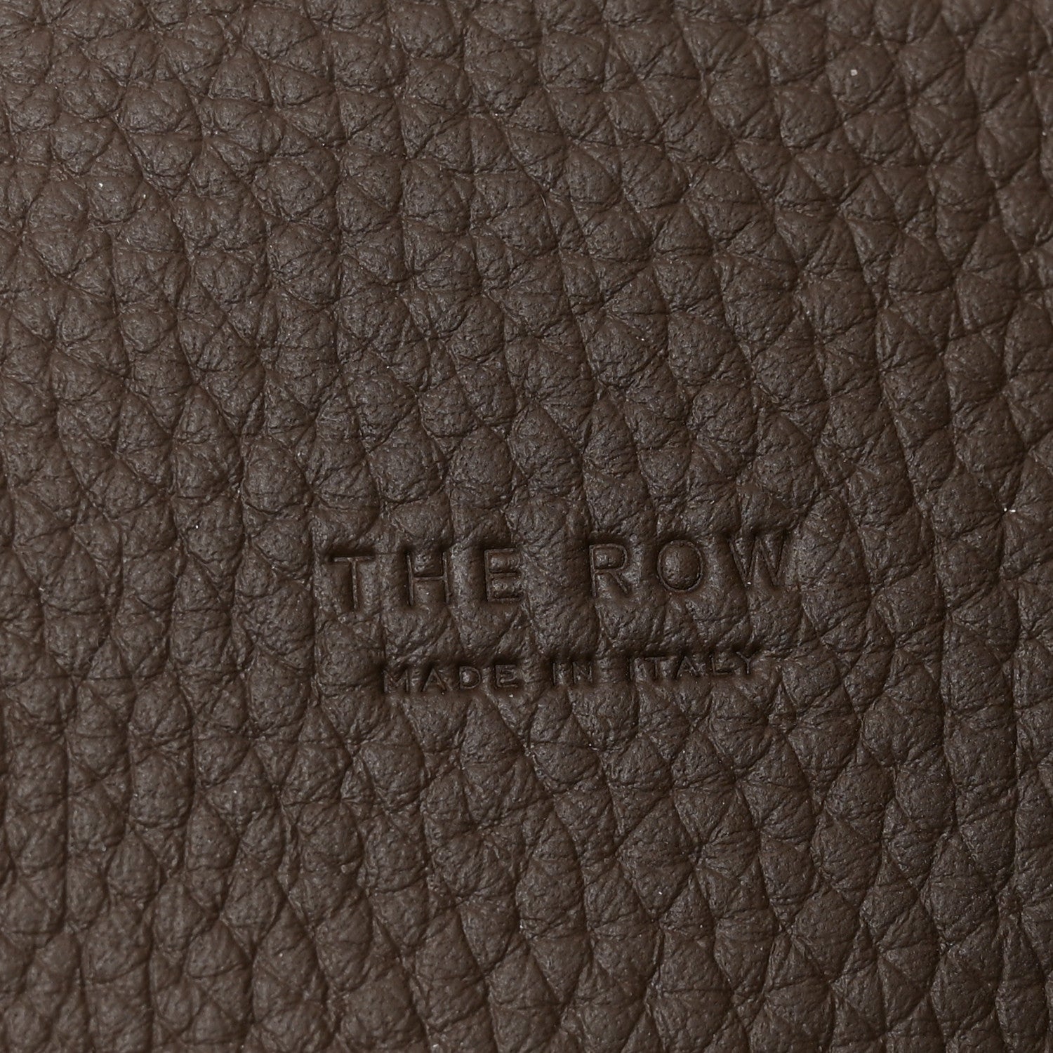 The Row Matte Grained Calfskin Soft Margaux 12 Deep Brown 6 of 9