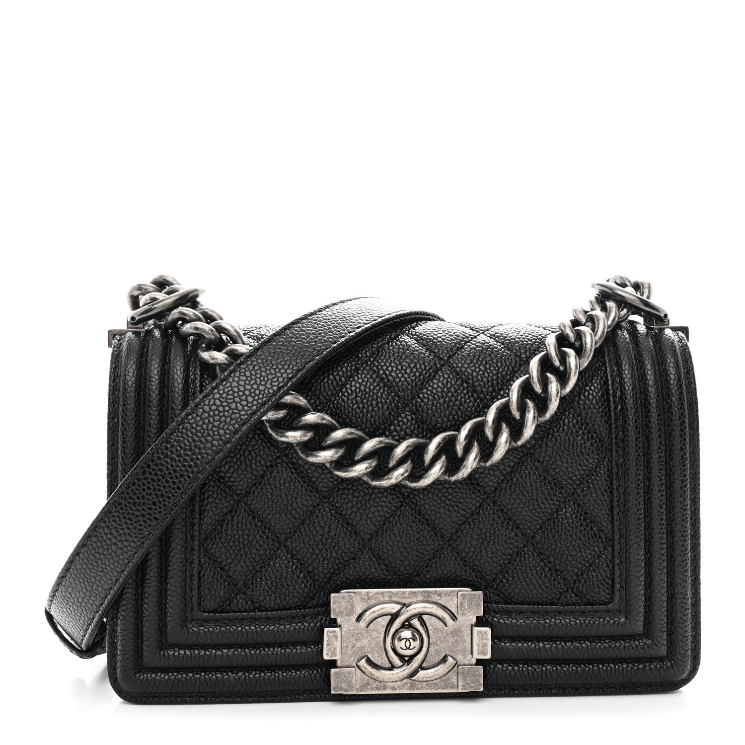 Chanel Caviar Quilted Small Boy Flap Black 1 of 11