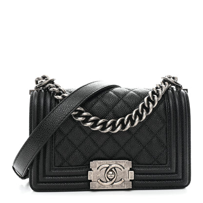 Chanel Caviar Quilted Small Boy Flap Black 1 of 11
