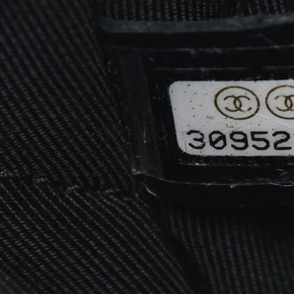 Chanel Crumbled Calfskin Embossed Flap Black 7 of 9