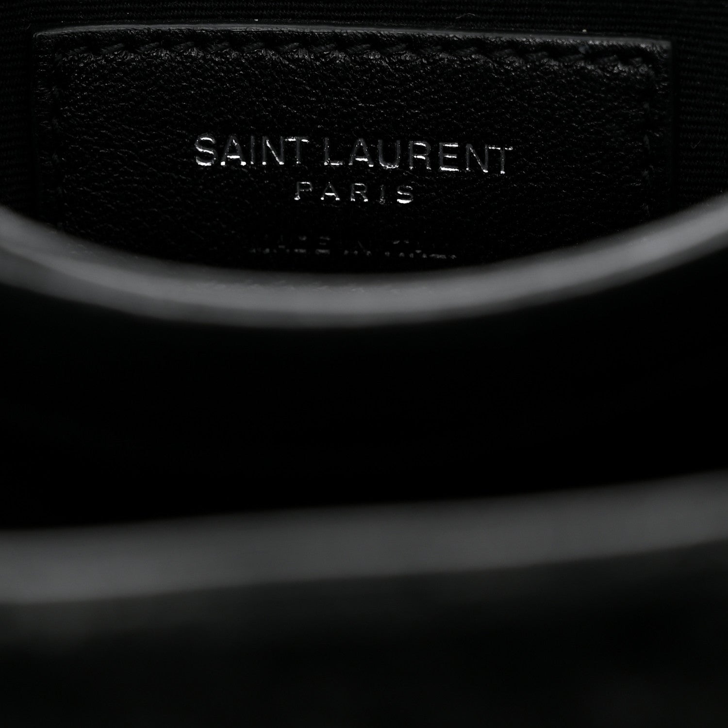 Saint Laurent Shearling Toy Loulou Shoulder Bag Black 7 of 11