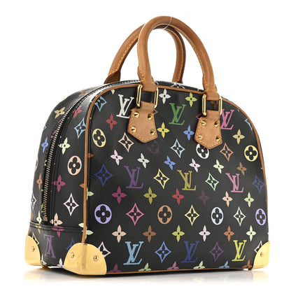 Louis Vuitton Monogram Multicolor Trouville Black 3 of 12