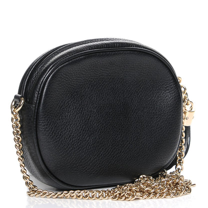 Gucci Pebbled Calfskin Mini Soho Chain Bag Black 3 of 7