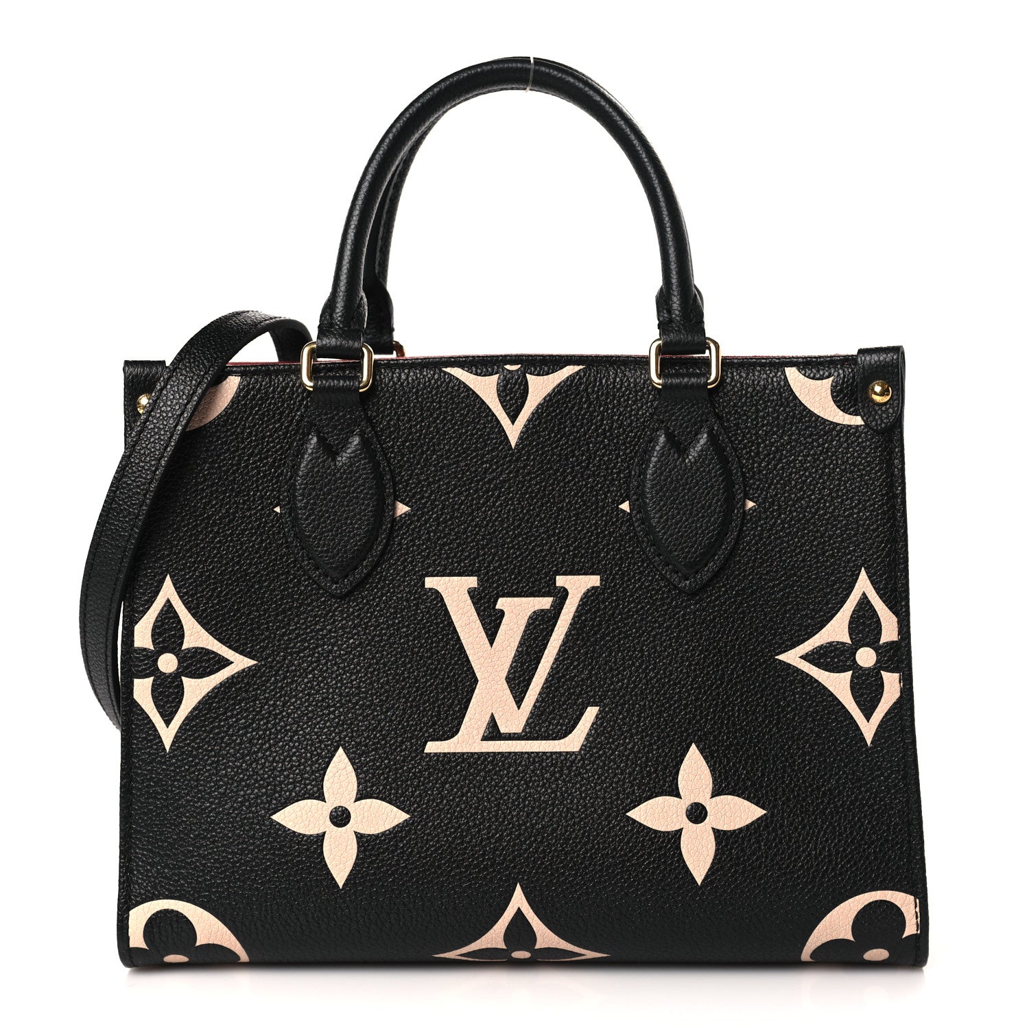 Louis Vuitton Empreinte Monogram Giant Onthego PM Black Beige 1 of 9